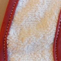 Bavoir rouge premier âge N pour Nature